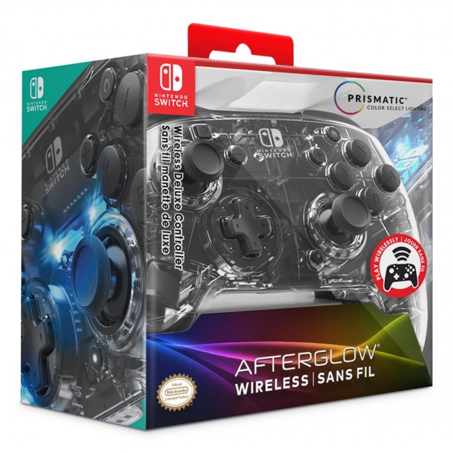 PDP Afterglow Black, Transparent Gamepad Analogue / Digital Nintendo Switch, Nintendo Switch Lite, Nintendo Switch OLED PDP Afterglow Black, Transparent Gamepad Analogue / Digital Nintendo Switch, Nintendo Switch Lite, Nintendo Switch OLED