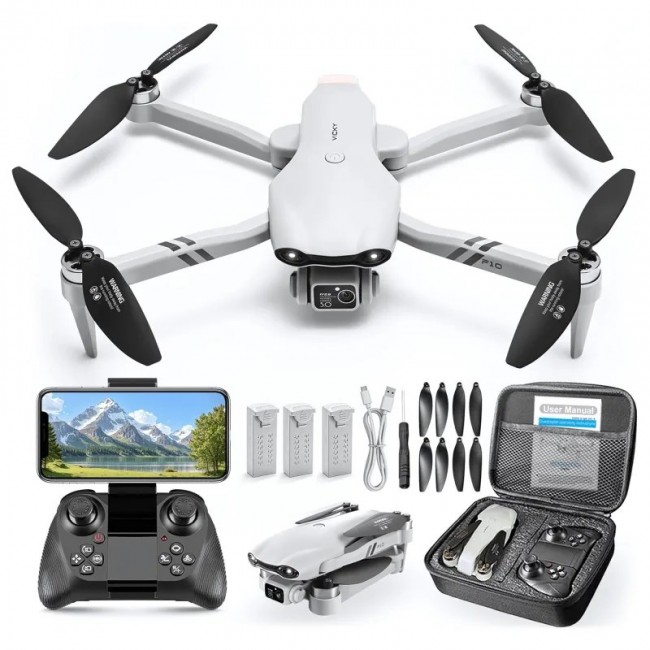 Extralink Smart Life F10 | Drone + 3 batteries |