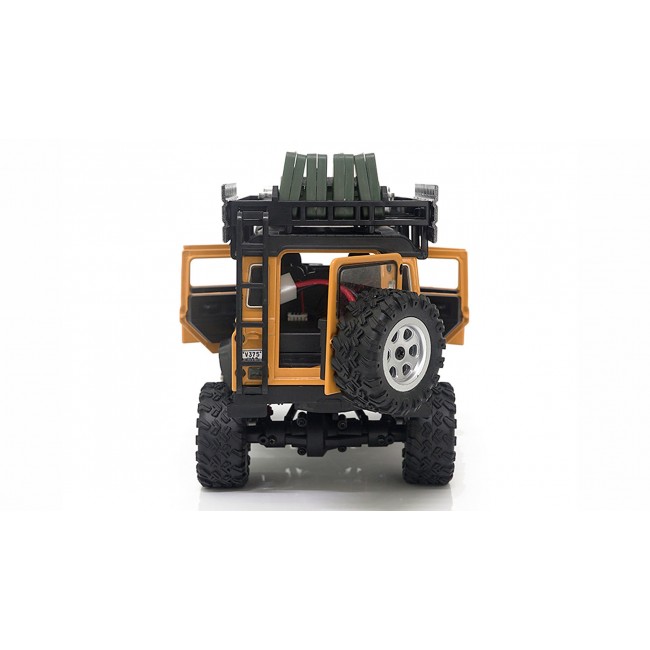 Amewi D90X28 Metall Scale Crawler gelb Radio-Controlled (RC) model Crawler truck Electric engine 1:28