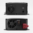 Qoltec Przetwornica napięcia Pure Sine Wave | 12V na 230V | 300/600W | LCD | USB | USB-C | Kompatybilna z LiFePO4 GEL AGM