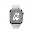Apple MC1W4ZM/A smart wearable accessory Band Platinum Fluoroelastomer