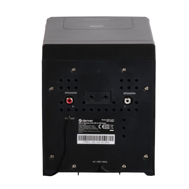 Denver MCA-240 Home audio micro system 40 W Black