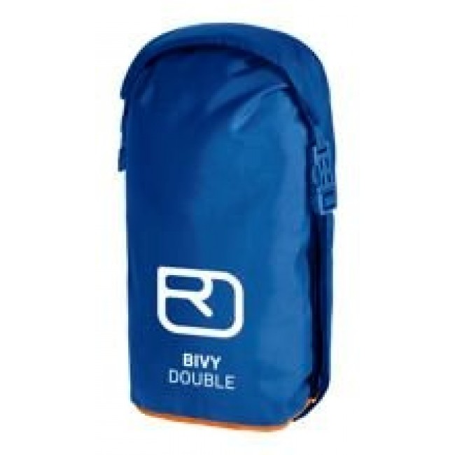 ORTOVOX Bivy Double Adult Rectangular sleeping bag Polyurethane Blue, Orange