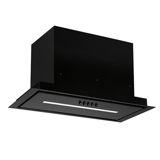 MAAN Helios 60 Push Button Undermounted Canopy 595 m3/h, Black