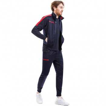 Givova Tuta Revolution Tracksuit navy blue-red TR033 0412 XL