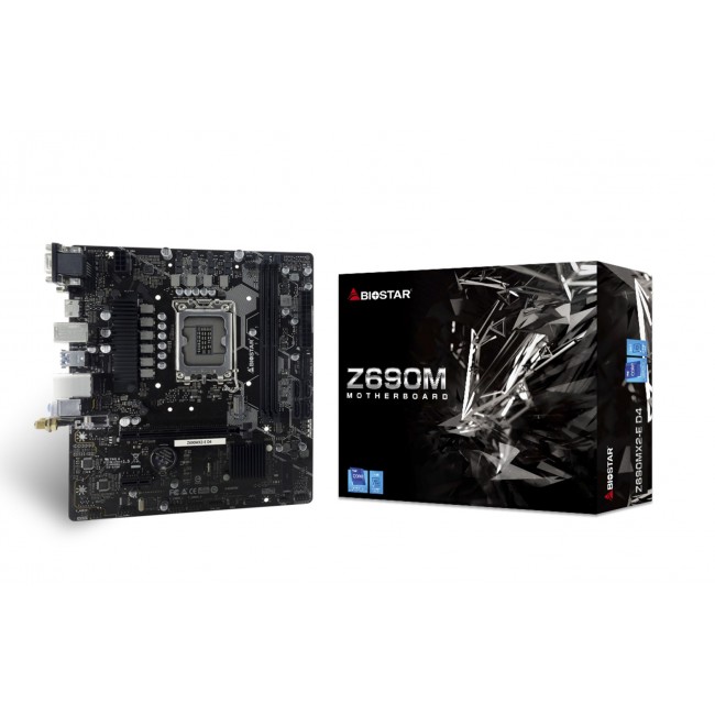 Biostar Z690MX2-E D4 motherboard Intel Z690 LGA 1700 micro ATX Biostar Z690MX2-E D4 motherboard Intel Z690 LGA 1700 micro ATX