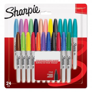 Sharpie Fine marker 24 pc(s) Fine tip Multicolour