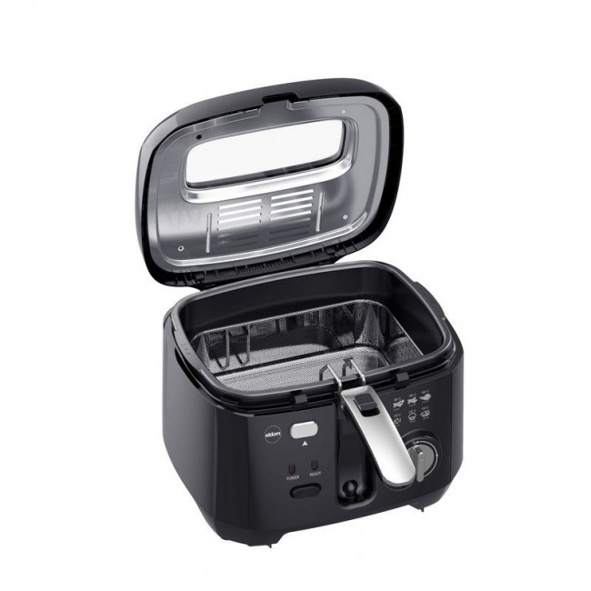 ELDOM Fryer FREET, 2.5 L, 400 g of fries, temperature regulator, removable oil tank, black ELDOM Fryer FREET, 2.5 L, 400 g of fries, temperature regulator, removable oil tank, black