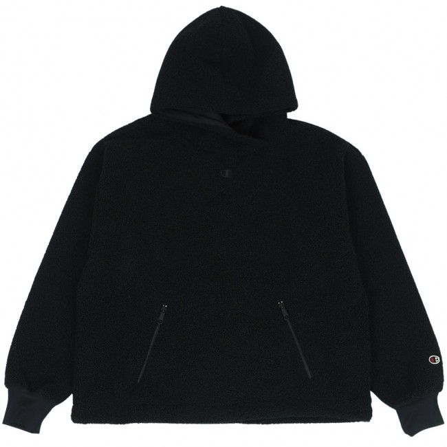 Champion Hooded Women's Sweatshirt Black 117549 KK001 M Champion Hooded Women's Sweatshirt Black 117549 KK001 M