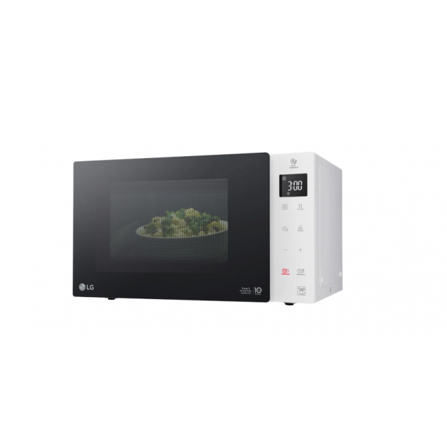 LG MS 23 NECBW, Over the range, Solo microwave, 23 L, 1000 W, Touch, Black, White
