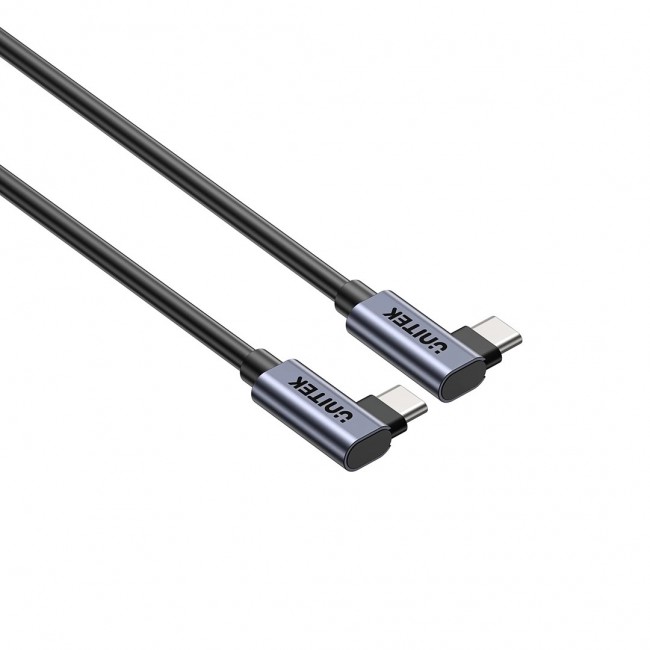 UNITEK C14147ABK01-0.5M - USB C 90 /90 PD 100W M/M 1M UNITEK C14147ABK01-0.5M - USB C 90 /90 PD 100W M/M 1M