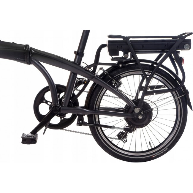 Snapp City-E Graphite folding electric bicycle
