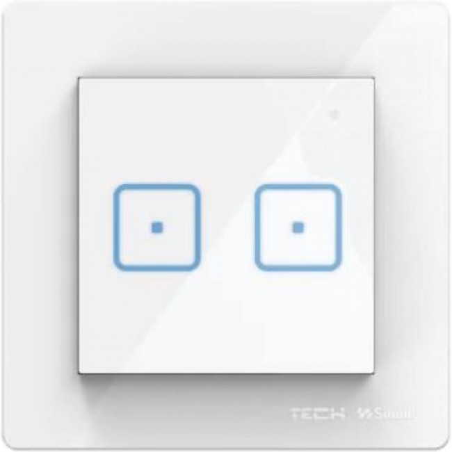 Wired double switch black FS-02M Wired double switch black FS-02M
