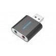 Vention USB External Sound Card Black Metal Type