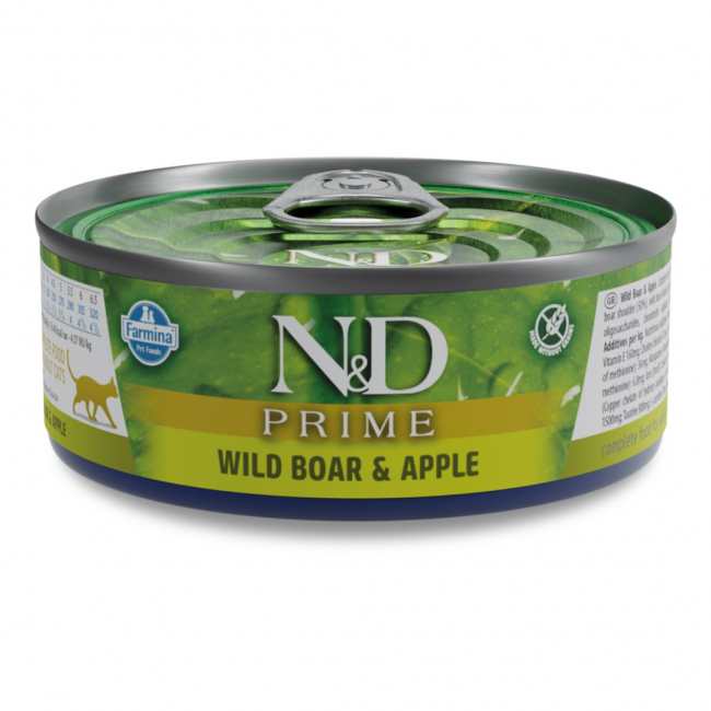 FARMINA N&D CAT PRIME BOAR & APPLE 70g