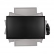 Wall mount for monitor with gas lift tech