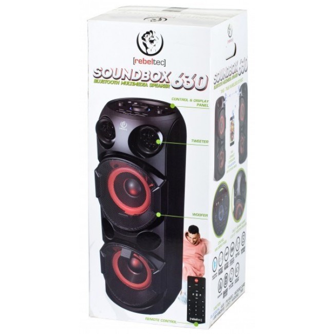 Rebeltec SoundBox 630 Portable Bluetooth player 70W RMS