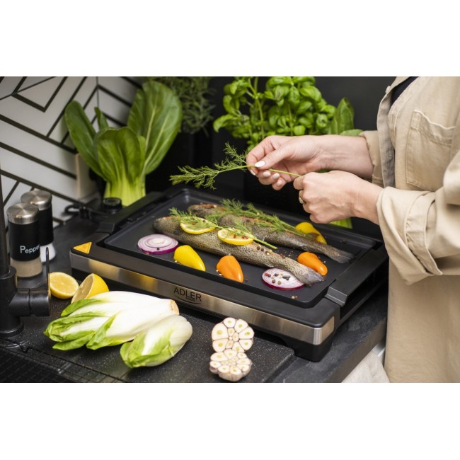 Electric Grill ADLER AD 6613 Table grill 3000W Black Electric Grill ADLER AD 6613 Table grill 3000W Black