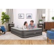 Bestway Fortech Air Mattress Queen with Built-in AC Pump and Antimicrobial Coating 2.03 m x 1.52 m x 46 cm