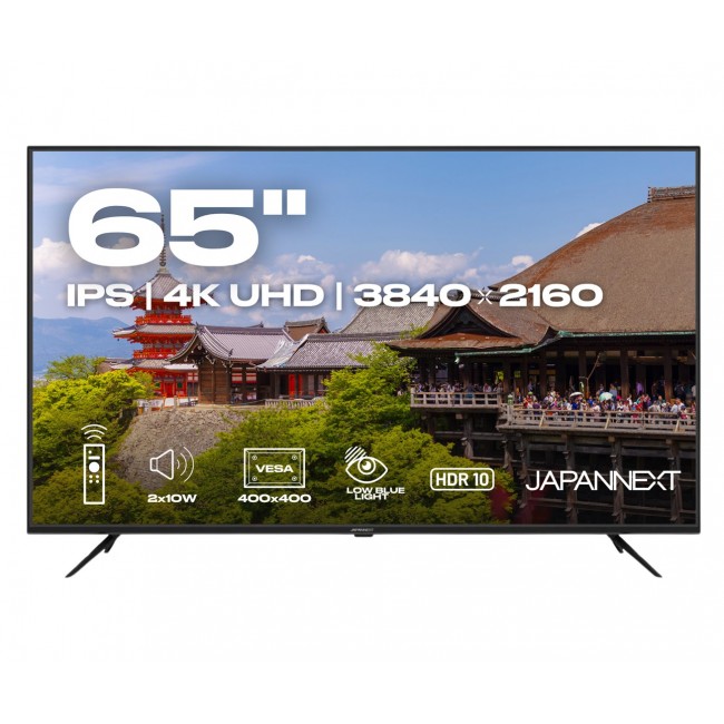 JAPANNEXT JN-IPS650UHD60F computer monitor 165.1 cm (65