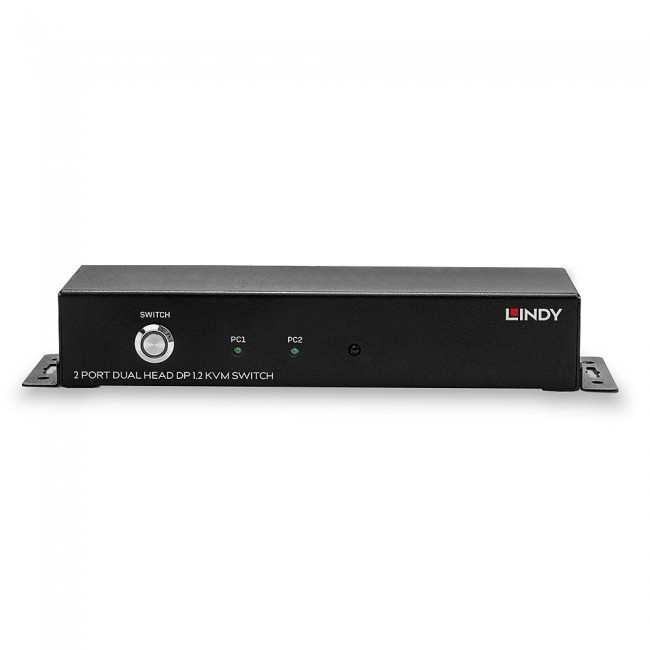 Lindy 2 Port Dual Head DisplayPort 1.2 KVM Switch Lindy 2 Port Dual Head DisplayPort 1.2 KVM Switch