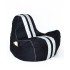 Sako bag pouffe Ferrari black and white XXL 140 x 100 cm