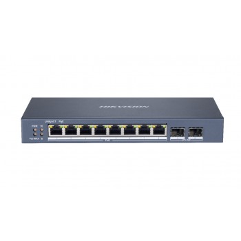 Hikvision DS-3E1510P-SI Network Links Managed L2 Gigabit Ethernet (10/100/1000) Power over Ethernet (PoE) Black