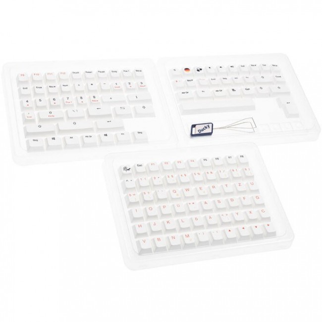 Ducky Outlaw 65 keyboard Universal USB Silver Ducky Outlaw 65 keyboard Universal USB Silver