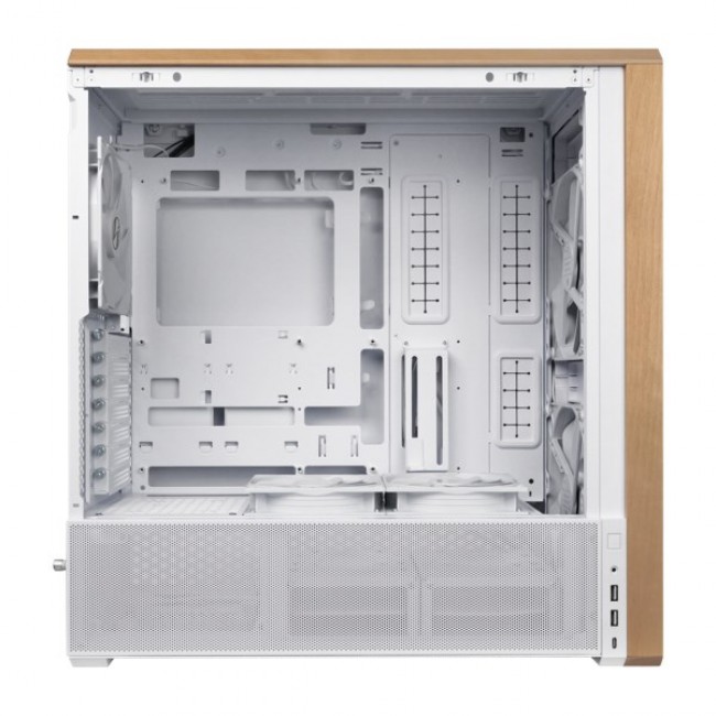 Lian Li Lancool LAN217W computer case Midi Tower White, Wood Lian Li Lancool LAN217W computer case Midi Tower White, Wood