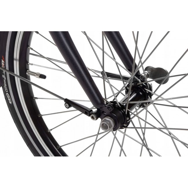 Snapp City-E Graphite folding electric bicycle