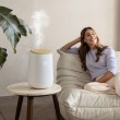 Medisana AH 680 humidifier Ultrasonic 2.6 L White, Wood 24 W
