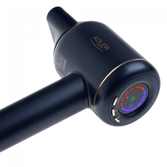 Adler AD 2270B hair dryer 1600 W Blue, Navy