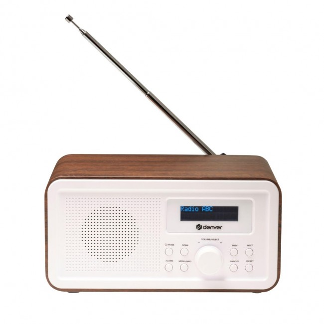 DAB+/FM Radio Denver DAB-30DW dark wood