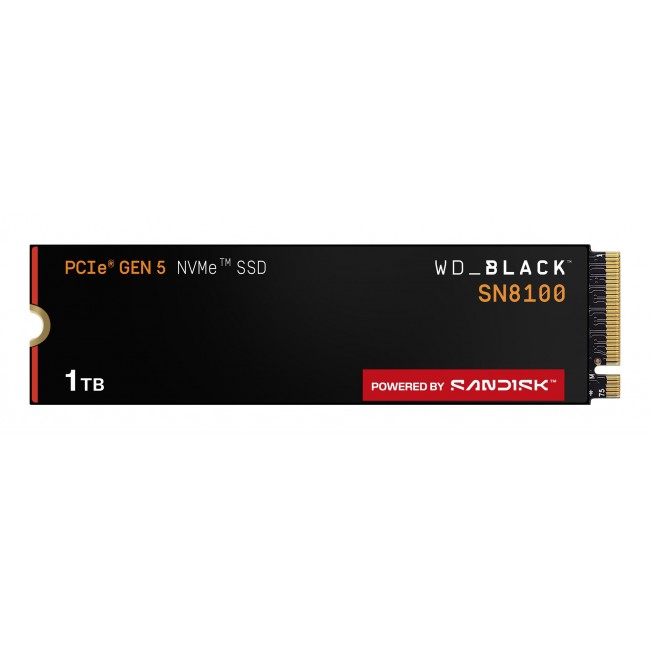 Western Digital Black SN8100 1 TB M.2 PCI Express 5.0 NVMe TLC 3D NAND