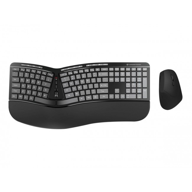 Conceptronic ERGO Wireless Ergonomic Keyboard & Mouse Kit, QWERTY EN (US) Conceptronic ERGO Wireless Ergonomic Keyboard & Mouse Kit, QWERTY EN (US)