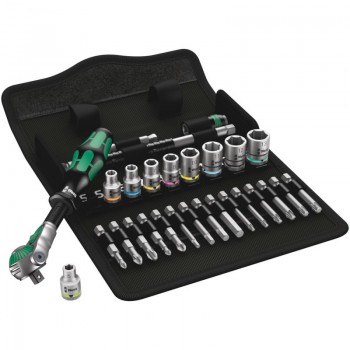 ZYLKOP socket wrench set 1/4'' 5-13 mm 16 pcs
