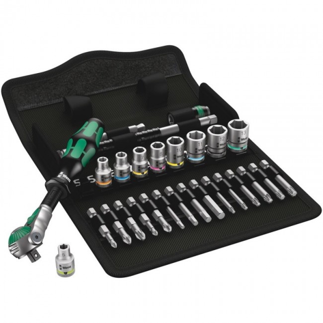 ZYLKOP socket wrench set 1/4'' 5-13 mm 16 pcs