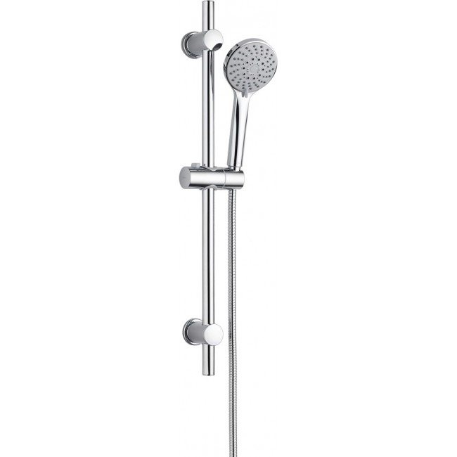 5-function shower set with rail