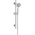 5-function shower set with rail