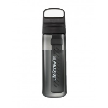 LifeStraw LGV422GYWW water filter Water filtration bottle 0.65 L Black, Translucent