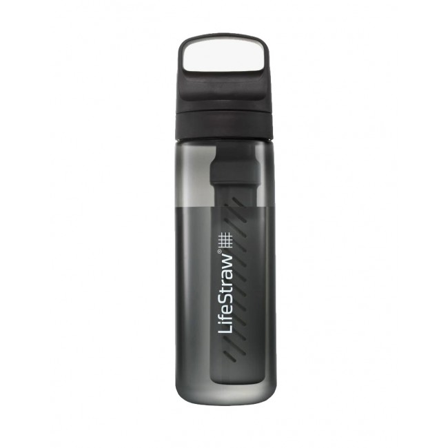 LifeStraw LGV422GYWW water filter Water filtration bottle 0.65 L Black, Translucent
