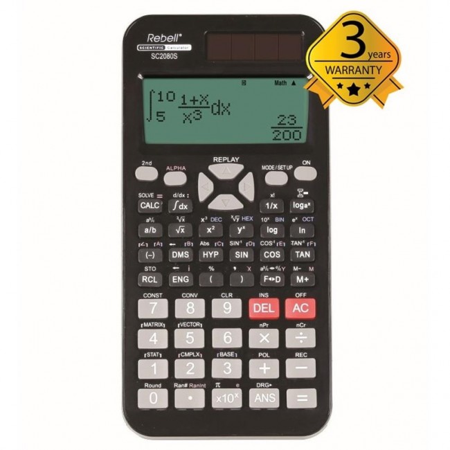 Rebell SC2080S calculator Pocket Scientific Black