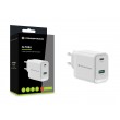 Conceptronic ALTHEA20W45 2-Port 45W GaN USB PD Charger, USB-C x 1, USB-A x 1, QC 3.0, PPS, PD 3.0