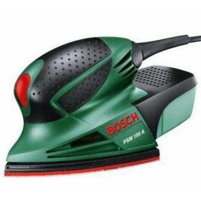 Bosch PSM 100 A Multi sander 26000 OPM Black, Green, Red
