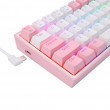 REDRAGON K617-RGB Fizz RGB White/Pink keyboard USB Pink, White