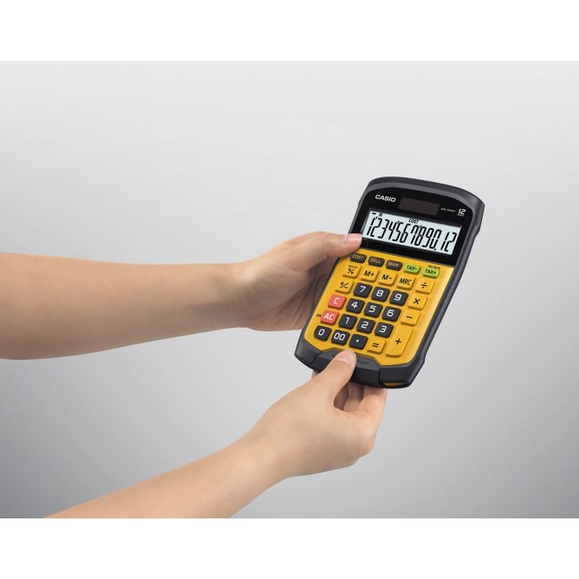 CASIO CALCULATOR OFFICE WATERPROOF WM-320MT-S, 12-digit display. Removable keyboard, 108.5x168.5, Waterproof and dirt-resistant level: IP54 CASIO CALCULATOR OFFICE WATERPROOF WM-320MT-S, 12-digit display. Removable keyboard, 108.5x168.5, Waterproof and dirt-resistant level: IP54