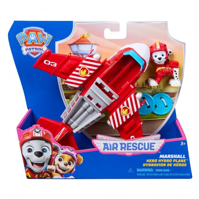 PAW Patrol : Air Rescue Marshall Action Figure & Hero Hydro Airplane Toy with Projectile Launcher & 2 Projectiles, Kids Toys for Boys & Girls Ages 3+ PAW Patrol : Air Rescue Marshall Action Figure & Hero Hydro Airplane Toy with Projectile Launcher & 2 Projectiles, Kids Toys for Boys & Girls Ages 3+