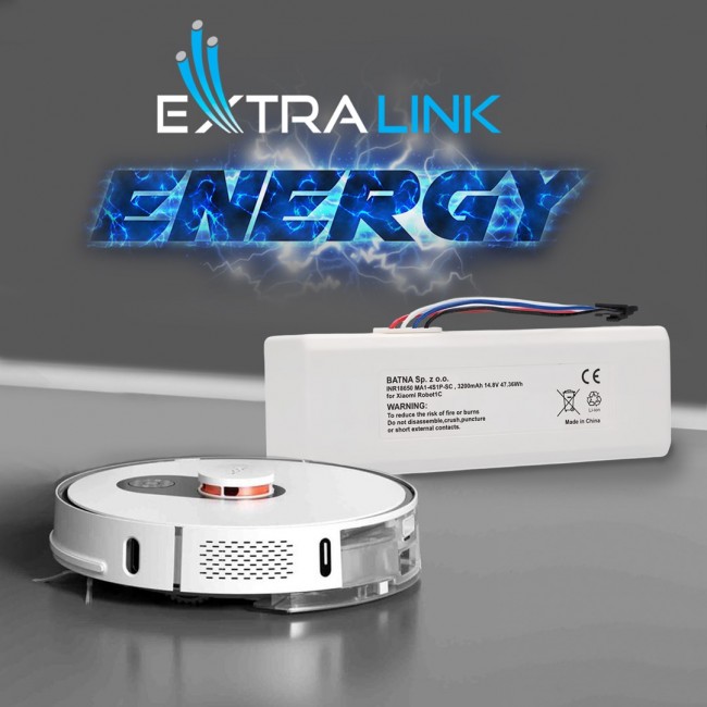 Battery for Xiaomi Robot 1C P1904-4S1P-MM, 3200mAh, 47.36Wh, STYTJ01ZHM Mijia 1C P1904-4S1P-MM (Dreame MC1808) Battery for Xiaomi Robot 1C P1904-4S1P-MM, 3200mAh, 47.36Wh, STYTJ01ZHM Mijia 1C P1904-4S1P-MM (Dreame MC1808)