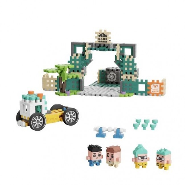 MARIOINEX Mini Waffle City Bank Robbery Building Blocks, 148 pieces MARIOINEX Mini Waffle City Bank Robbery Building Blocks, 148 pieces