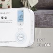 Qoltec 52577 Wireless Carbon monoxide (CO) sensor with battery | sensor service life 10 years | alarm 85dB | LED Qoltec 52577 Wireless Carbon monoxide (CO) sensor with battery | sensor service life 10 years | alarm 85dB | LED